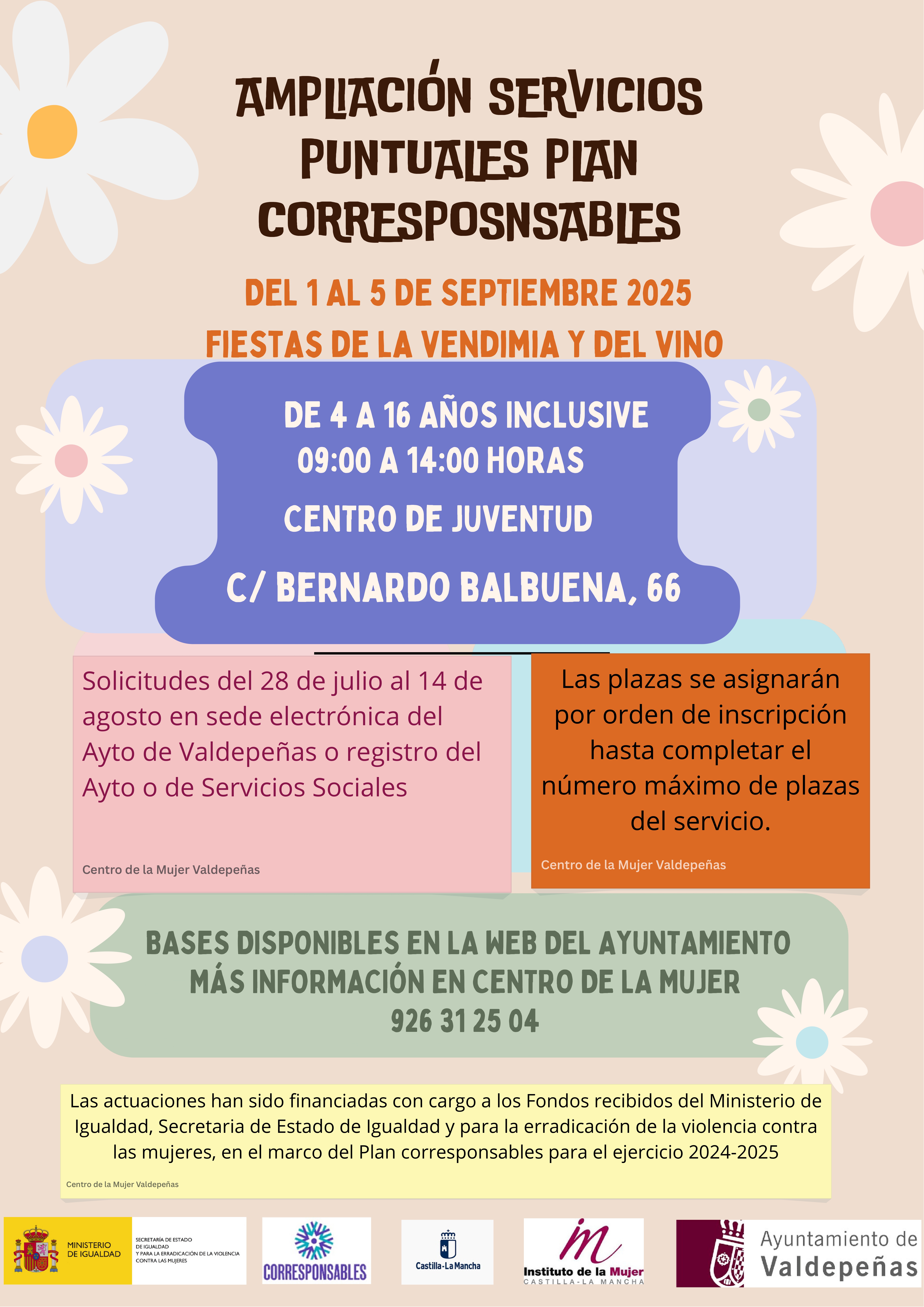 CARTEL DIAS SIN COLE FIESTAS DEL VINO VALDEPEÑAS