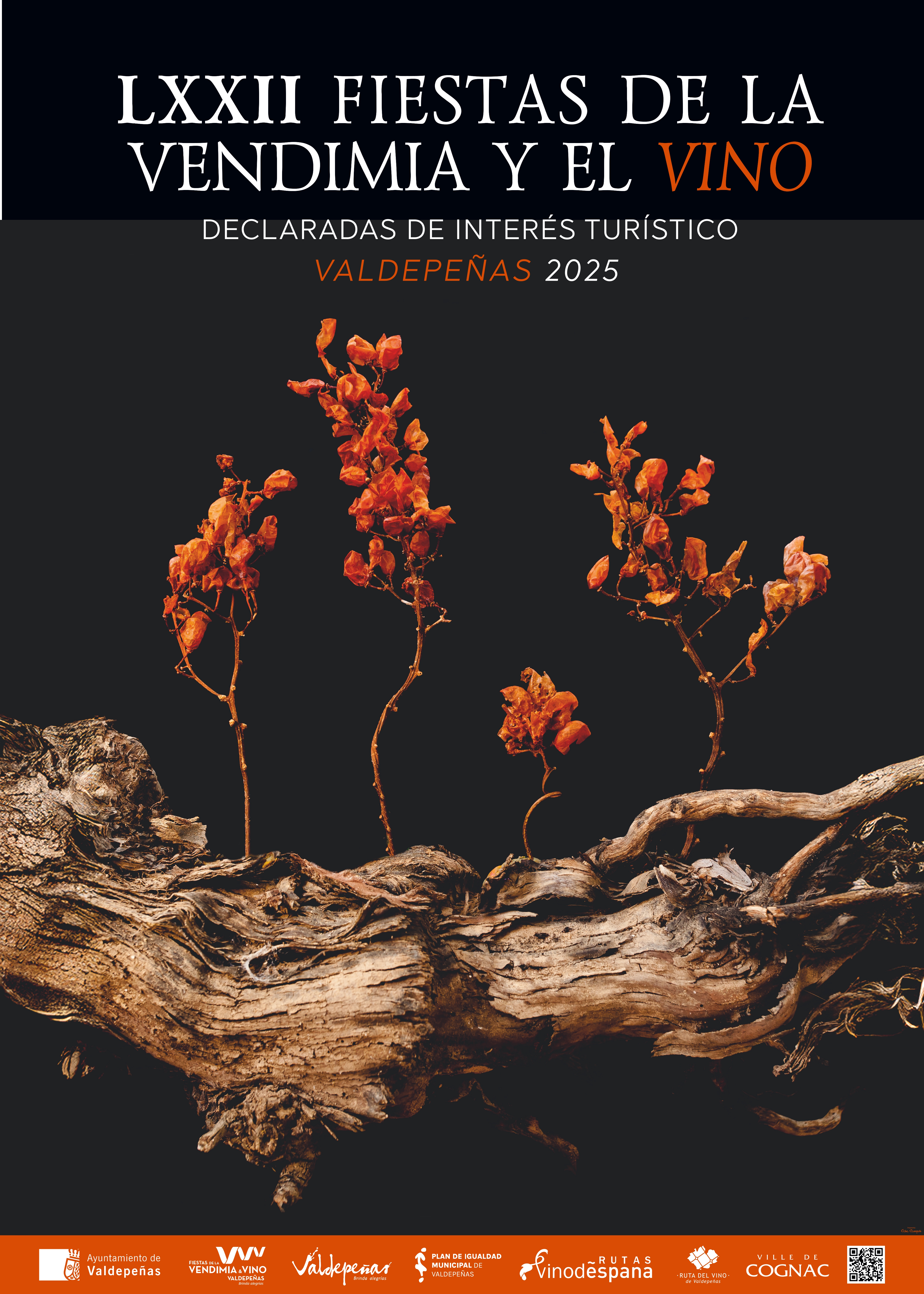 CARTEL FIESTAS DE LA VENDIMIA Y EL VINO 2025 VALDEPEÑAS