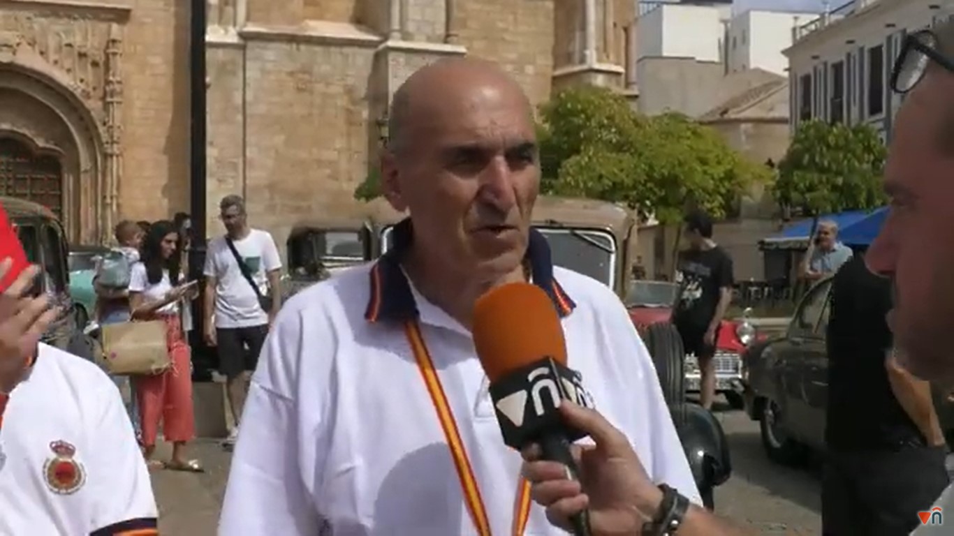 Juan Entique Romero presidente del Club de Vehículos Históricos de Ciudad Real