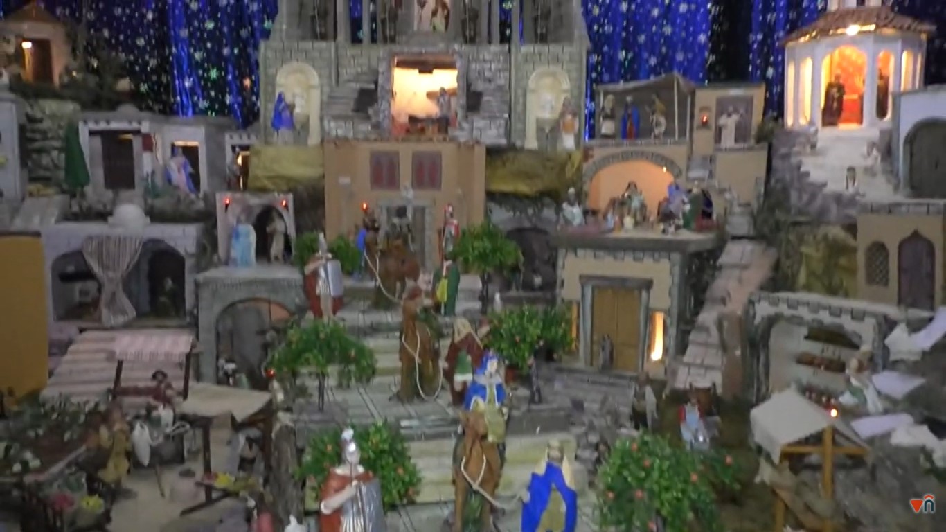 Vista parcial del Belén