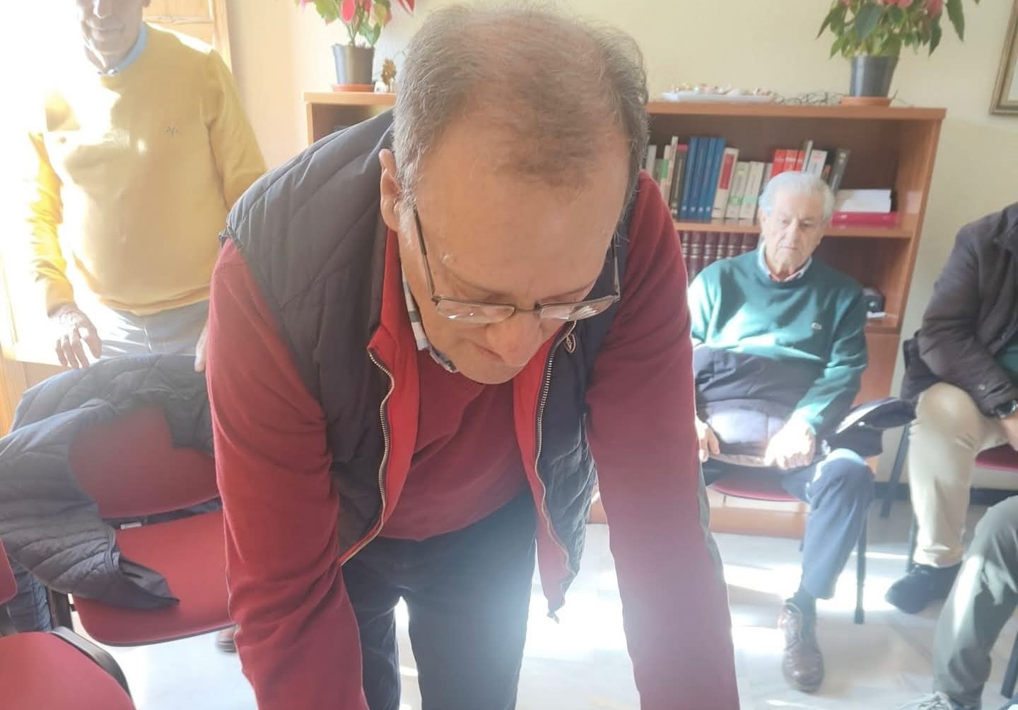 Uno de los firmantes de la donación del Círculo Recreativo