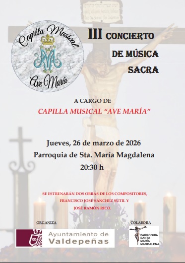 Cartel Concierto Música Sacra