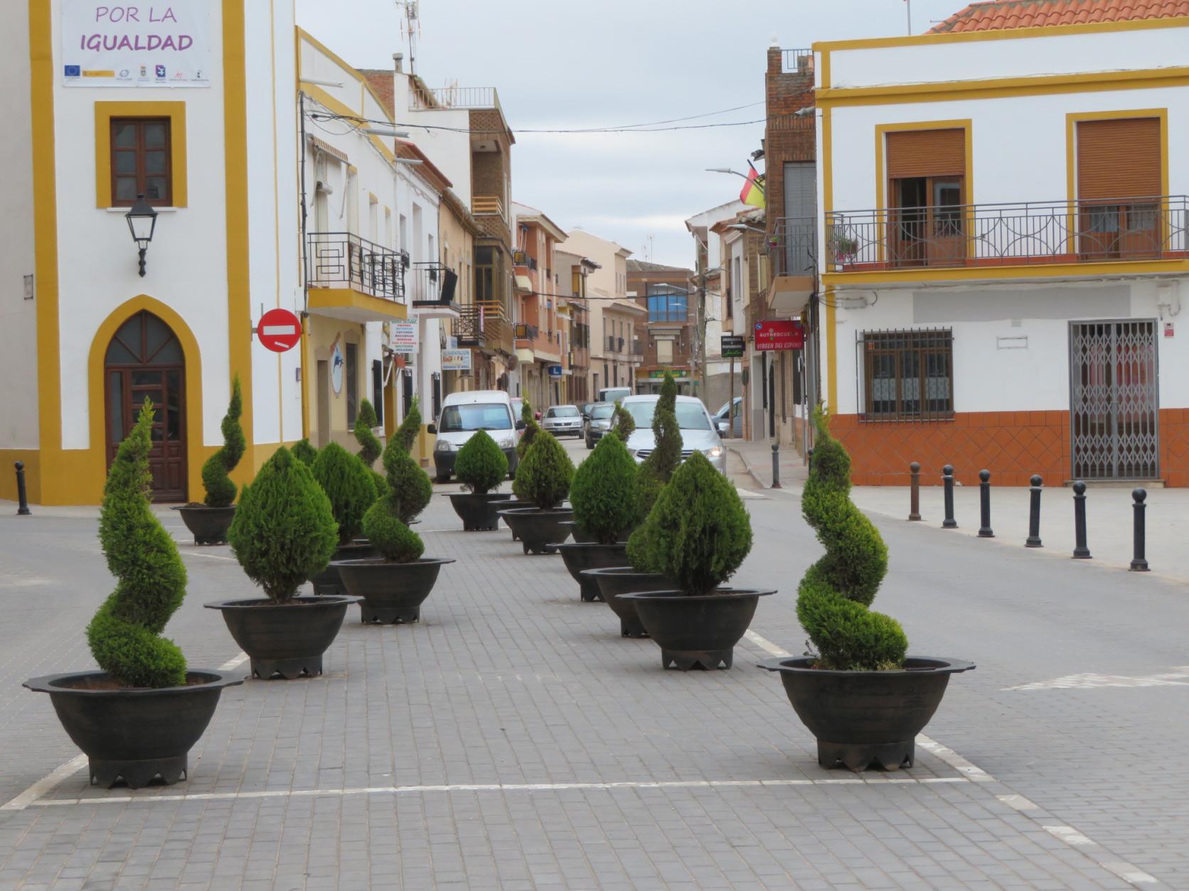 Plaza del Azafranal en Membrilla
