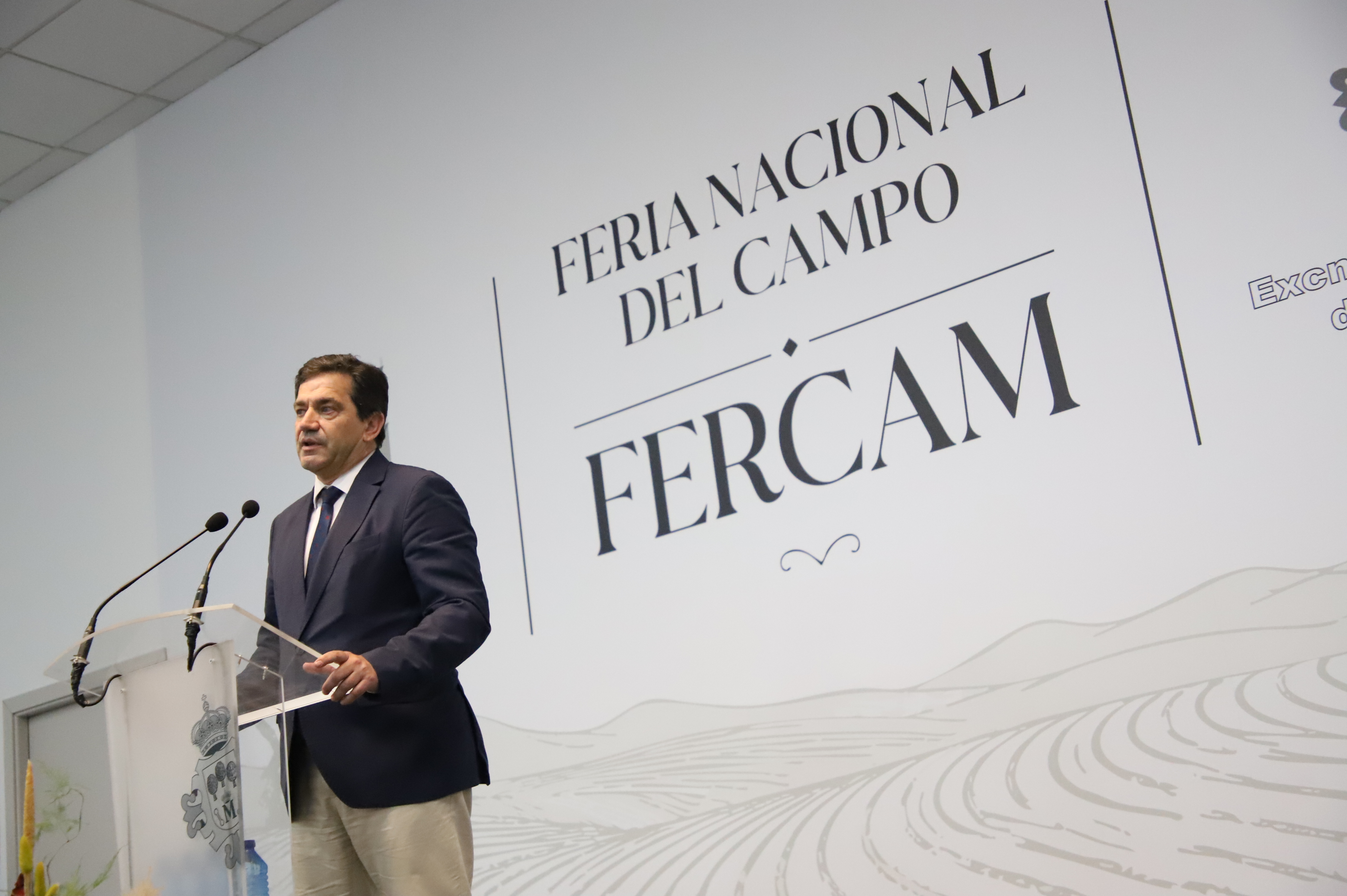 Miguel Ángel Valverde en la inauguración de Fercam 2026