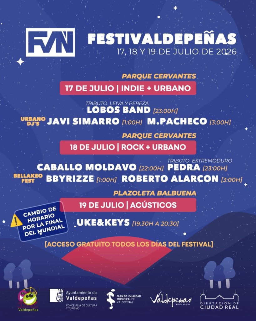 Nuevo cartel Festivaldepeñas 2026